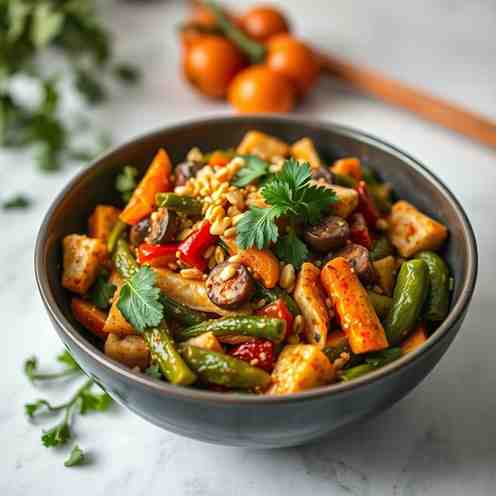 High-Protein Veggie Stir Fry Recipe | Quick & Healthy